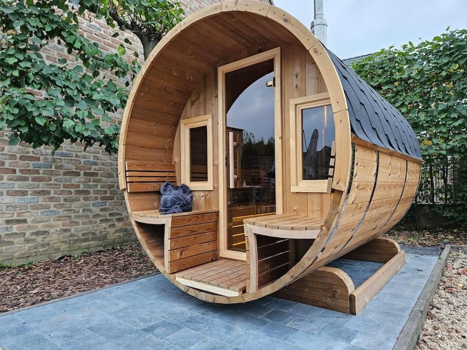 Camper Met Sauna En Zwembad In De Rand Van De Vlaamse Ardennen Hotel Haaltert Eksteriør billede